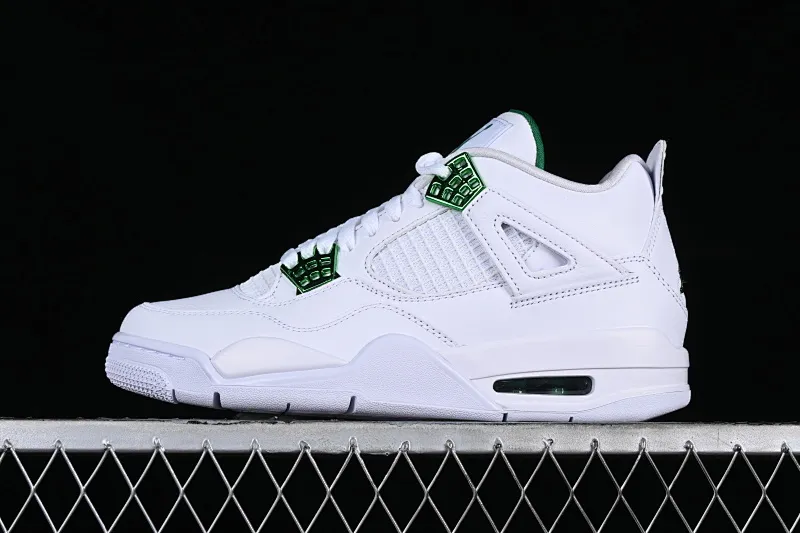All categories Air Jordan Jordan series basketball shoes Air Jordan 4 GX foreign trade version Air Jordan 4 "Pine Green" AJ4 Joe 4 white and green first layer genuine standard CT8527-113
